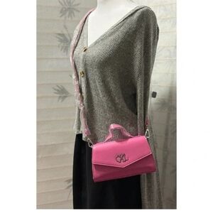 CXL Christian Lacroix Pink Rose Laine Patent Mini Crossbody Bag Nwt